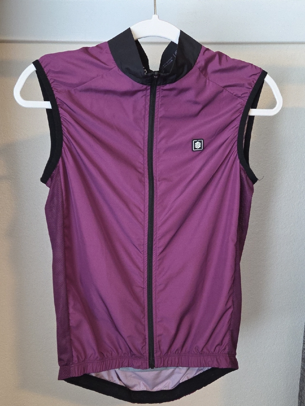 Siroko Purple Cycling Wind Vest, Size Small